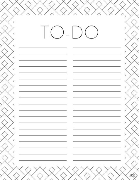 List Printable Free