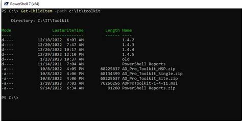 List directory in Go