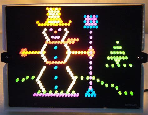 Lite Brite Christmas Templates