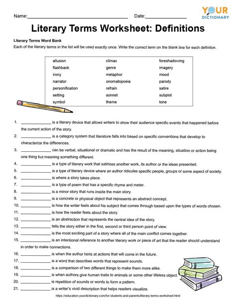 Worksheet Answers