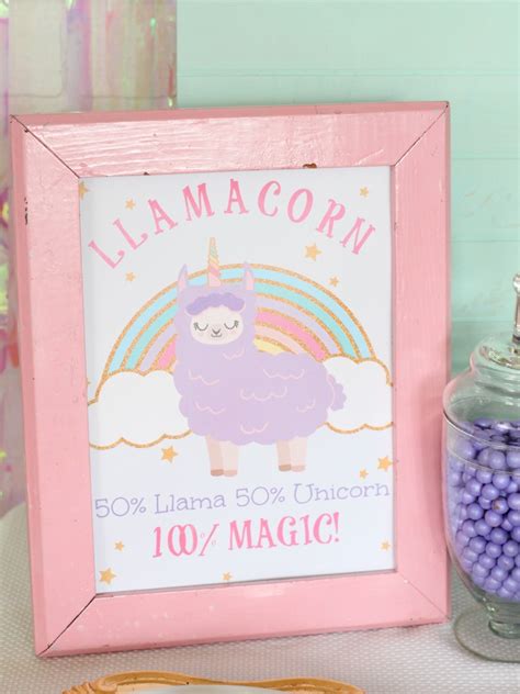 Llamacorn Printables