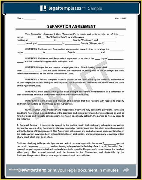 Llc Separation Agreement Template