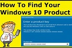 Locate Product Key Windows 10