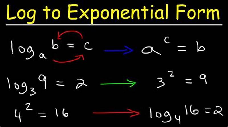 Logarithms To Exponential Form
