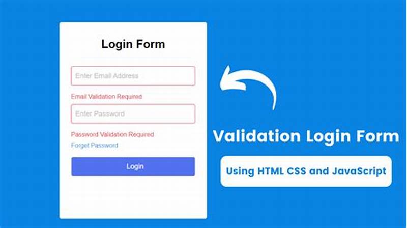 Login Form Validation Using Javascript