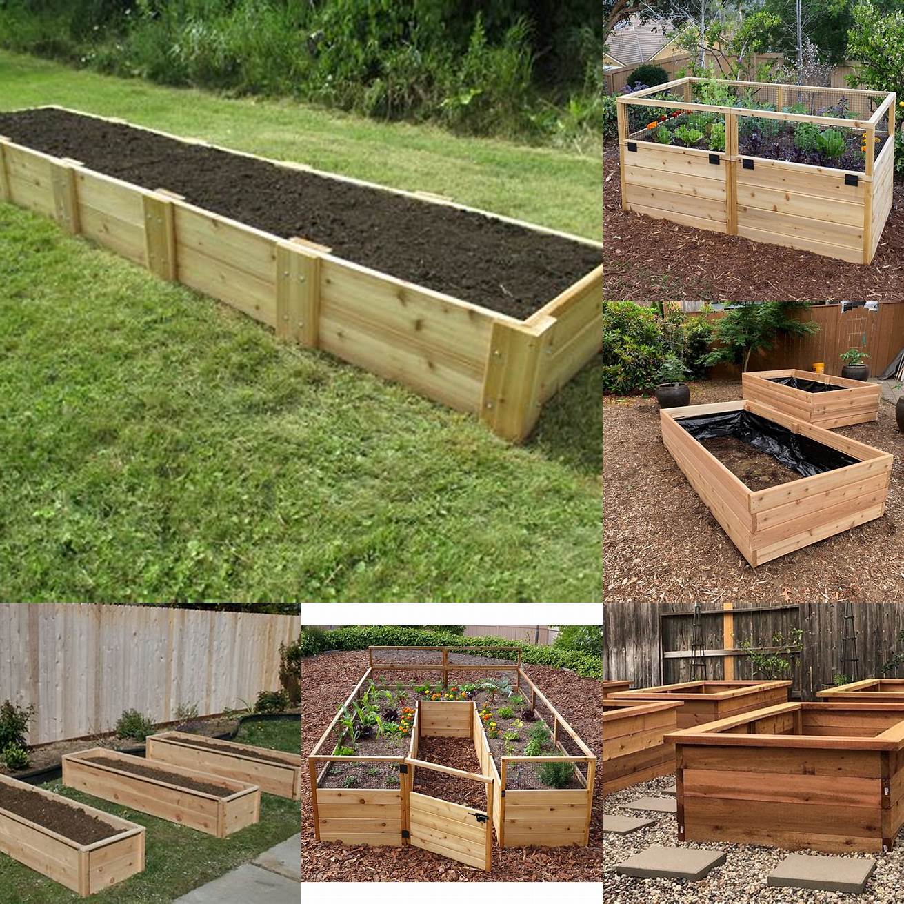 Long-Lasting Cedar Raised Garden Beds are durable and long-lasting