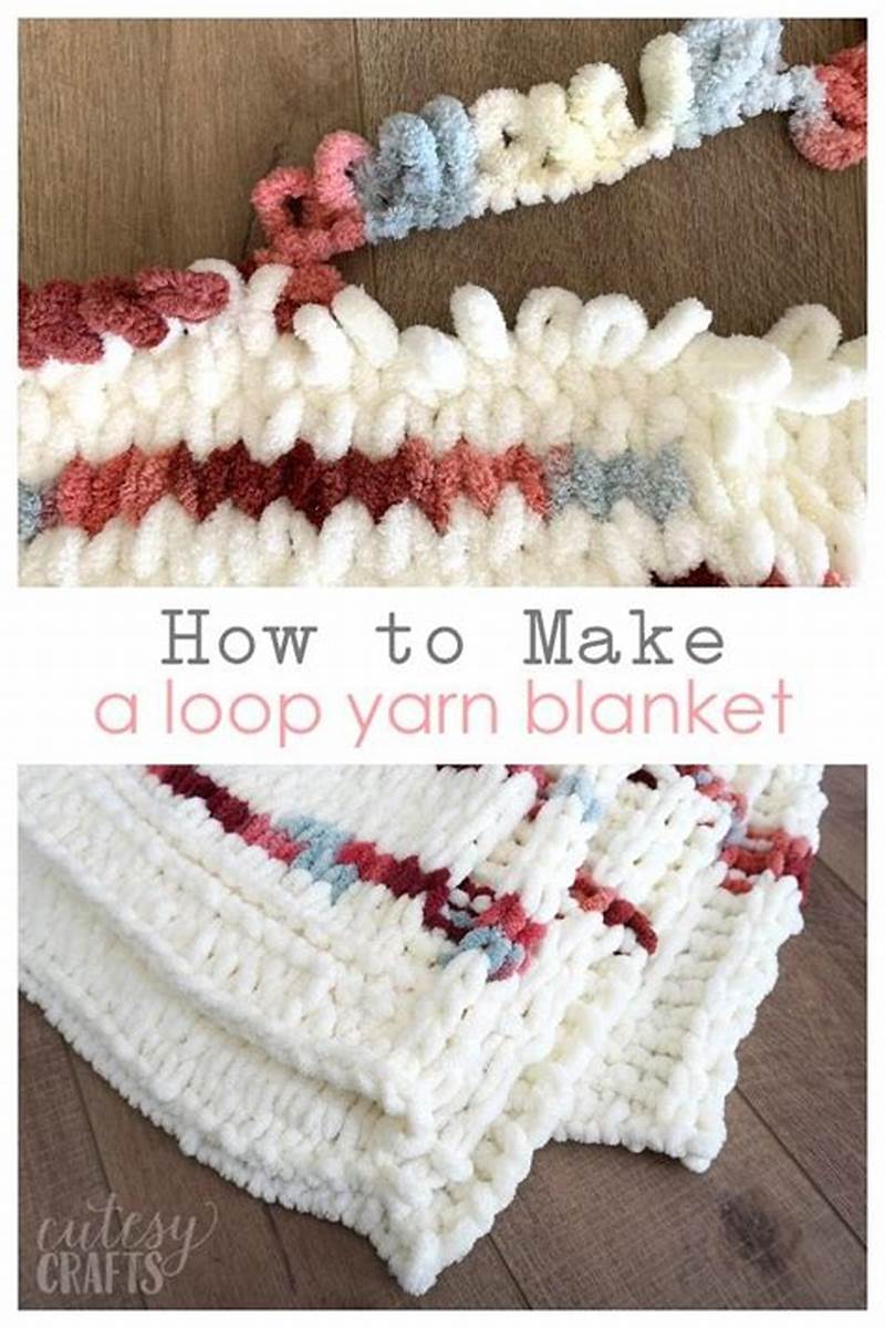 Loop Yarn Blanket Pattern