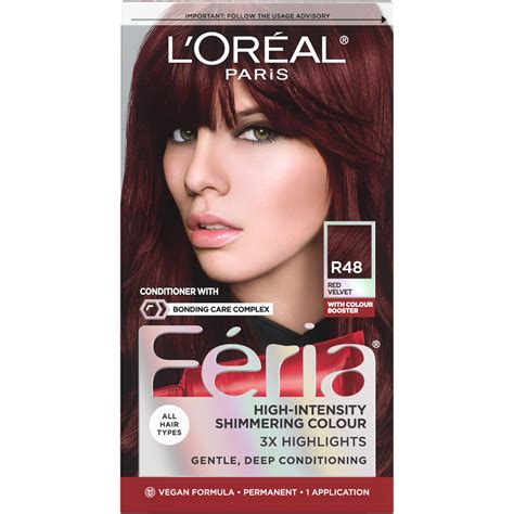 Loreal Red Hair Dye Chart
