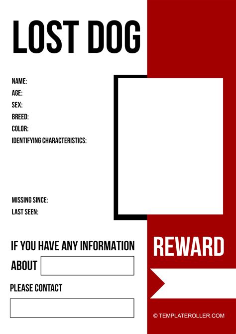 Lost Dog Template