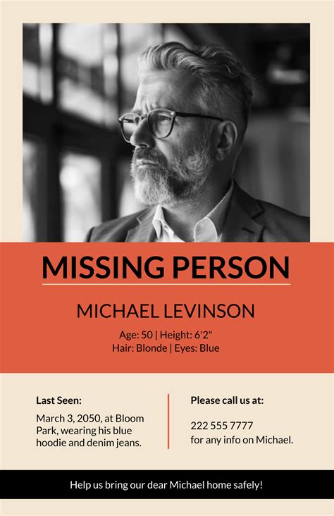 Lost Person Template