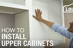 Lowe's Cabinet Install