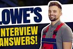 Lowe's Interview