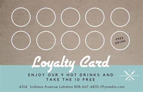 Loyalty Punch Cards Templates