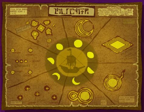 Loz Wind Waker Ghost Ship Chart