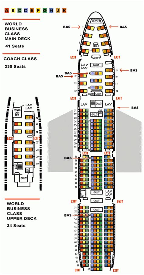 Lufthansa Boeing 747 Seating Chart