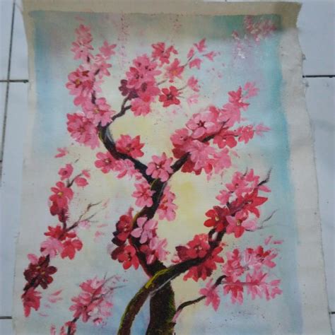 Lukisan Bunga Srikaya Kiyosato Akira
