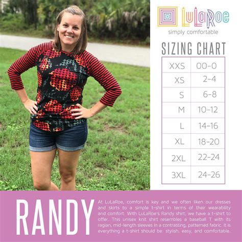 Lularoe Size Chart Randy