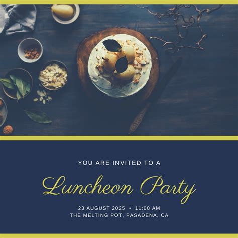 Lunch Invite Template
