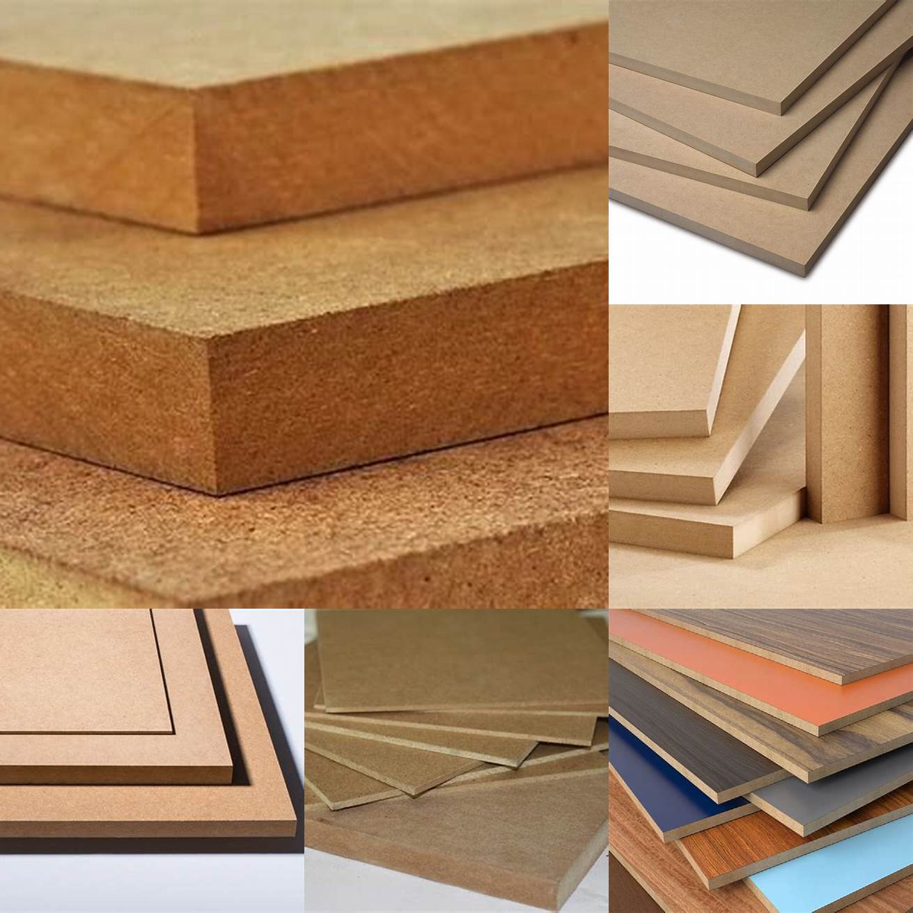 MDF Medium-density fiberboard MDF is a cheaper alternative to solid wood and can be painted or laminated to create a variety of styles