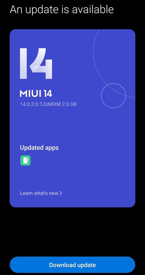 MIUI Update