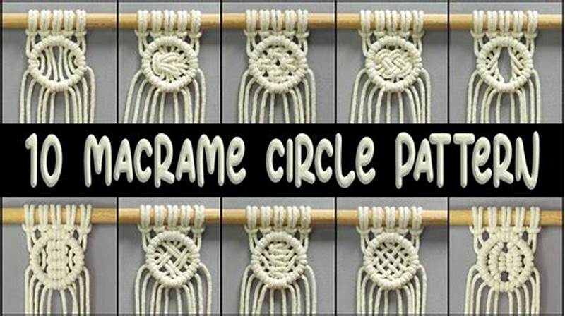 Macrame Circle Pattern