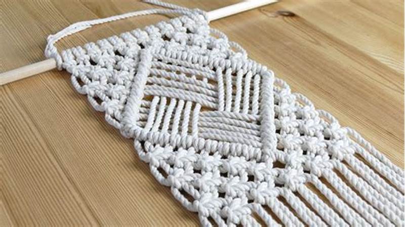 Macrame Diamond Pattern