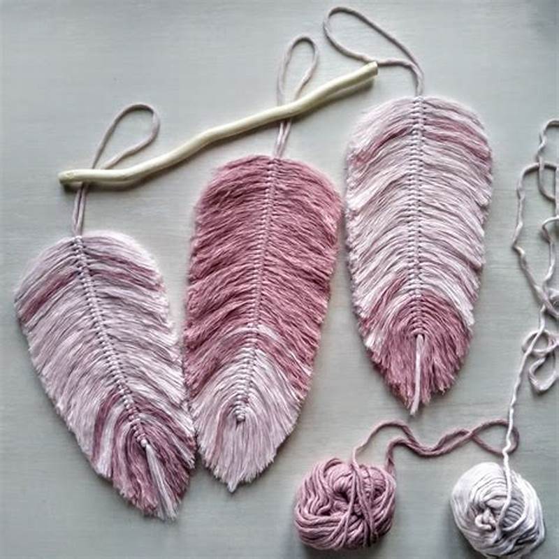 Macrame Feather Pattern