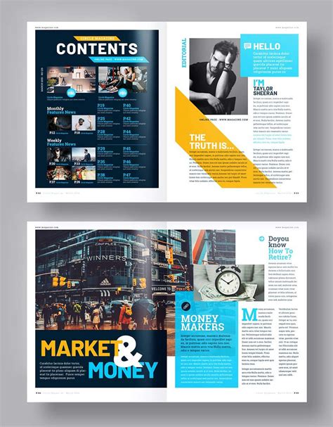 Magazine Layout Template