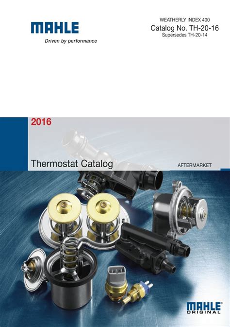 Mahle Piston Catalog