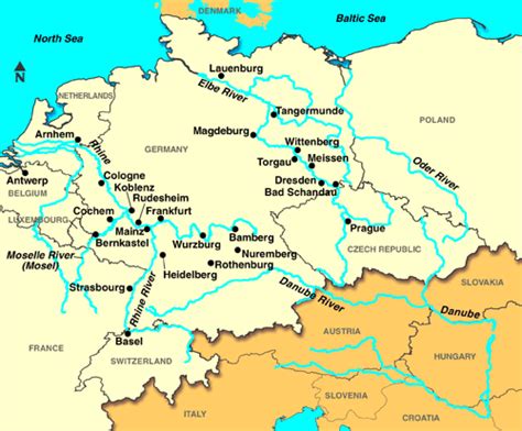 River Germany Map