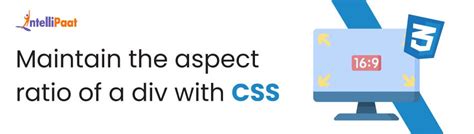Maintain the aspect ratio of a div with CSS