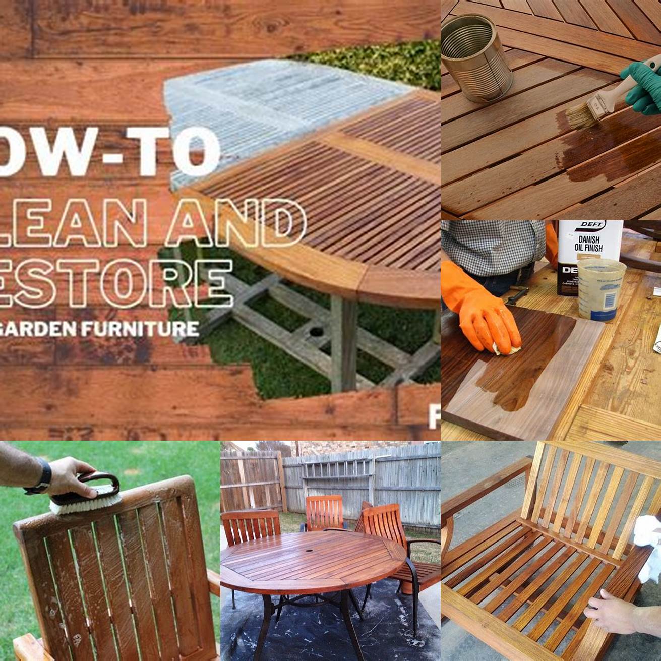 Maintaining Stained Teak Furniture