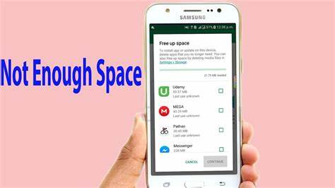Make Enough Space on Your Device