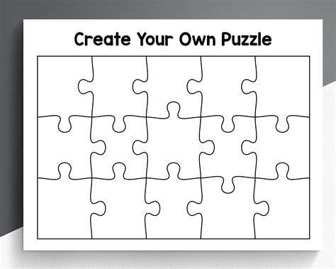 Make Your Own Puzzle Printable