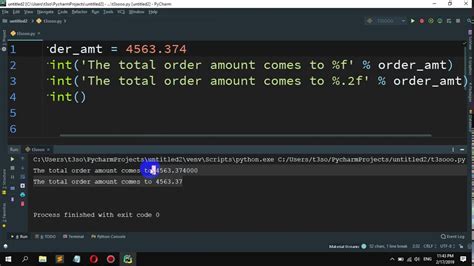 Make a float only show two decimal places