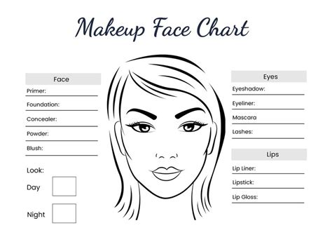 Makeup Templates For The Face
