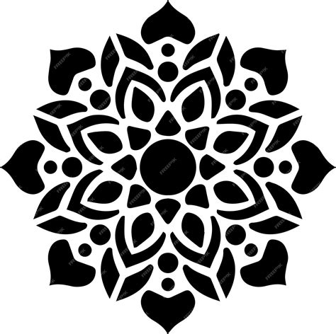 Mandala Stencil Template