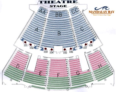 Mandalay Bay Seating Chart