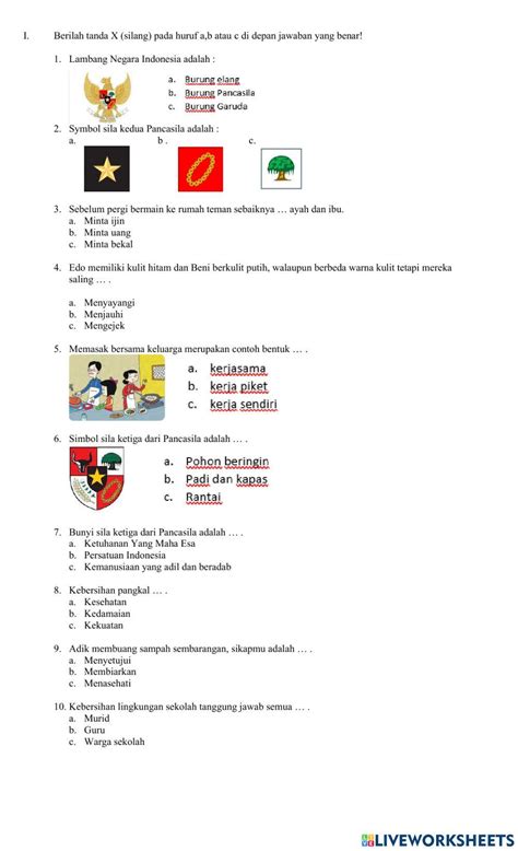 Manfaat Contoh Soal PPKn Kelas 1