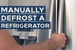 Manually Defrost Refrigerator