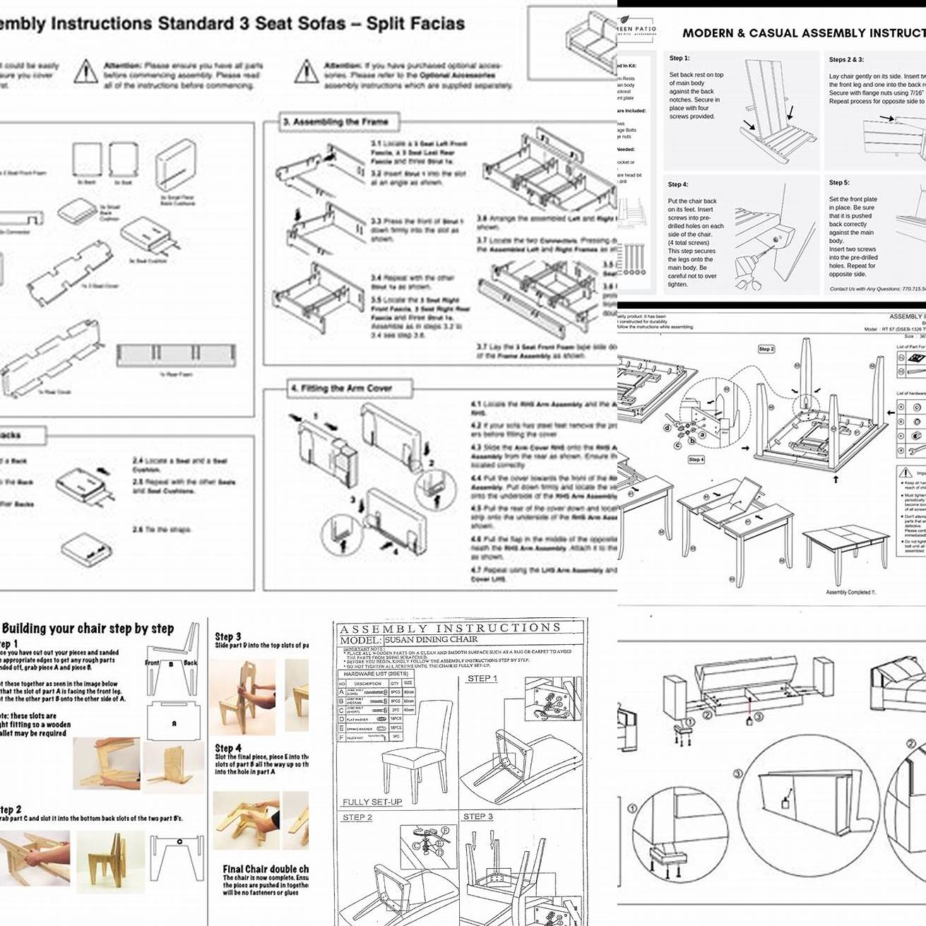 Manufacturers instructions
