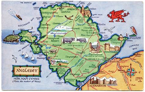 Map Anglesey