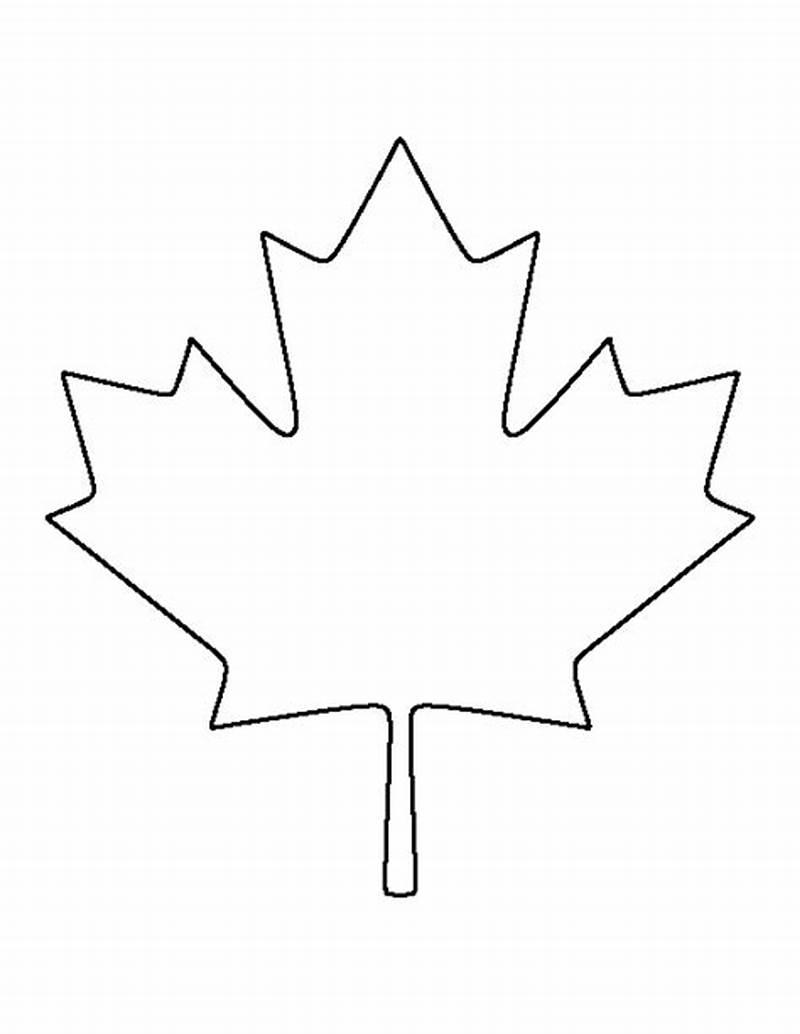 Maple Leaf Pattern Printable