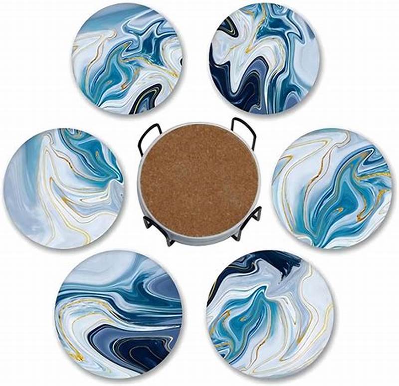 Marble Pattern Coasters