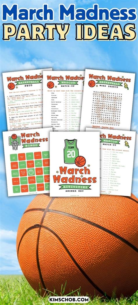 March Madness Printables