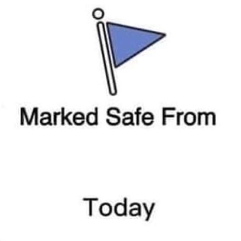 Marked Safe Meme Template