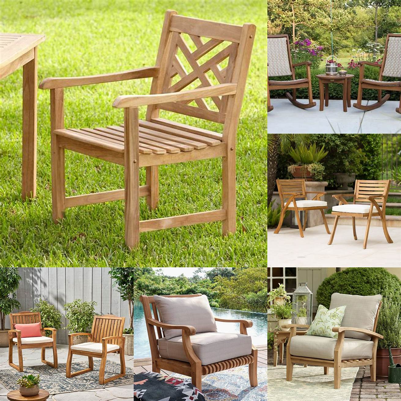 Martha Stewart Teakwood Outdoor Chairs
