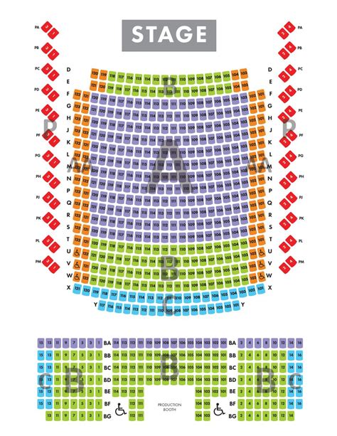 Maryland Hall Seating Chart