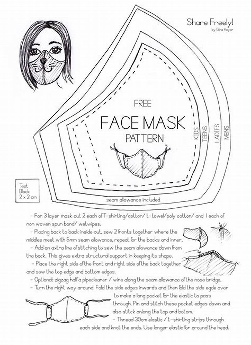 Mask Pattern Printable