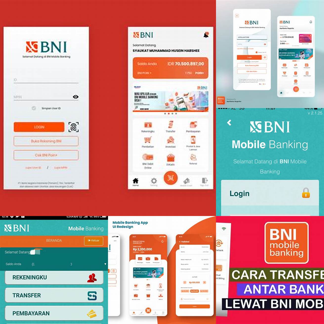 Masuk ke aplikasi BNI Mobile Banking